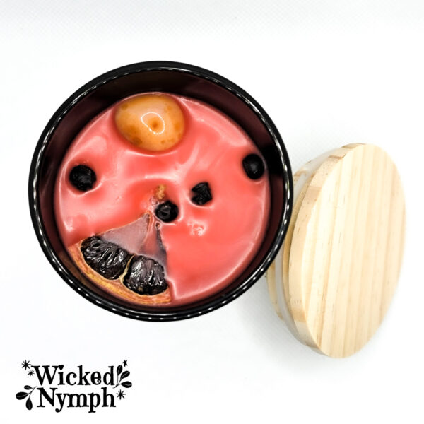 WICKED NYMPH: Let's Get Lit! | Motivation Intention Candle | Vanilla & Jasmine w/ Carnelian