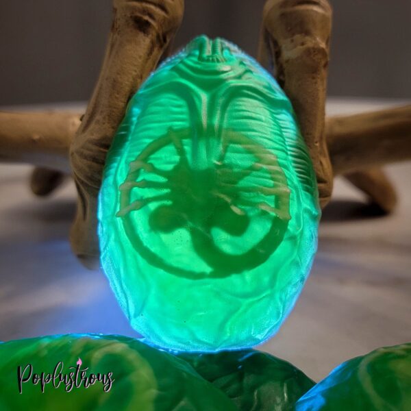 ALIEN Surprise Soap! Sugar Plum and Sangria Soap w/ baby alien amulet inside!