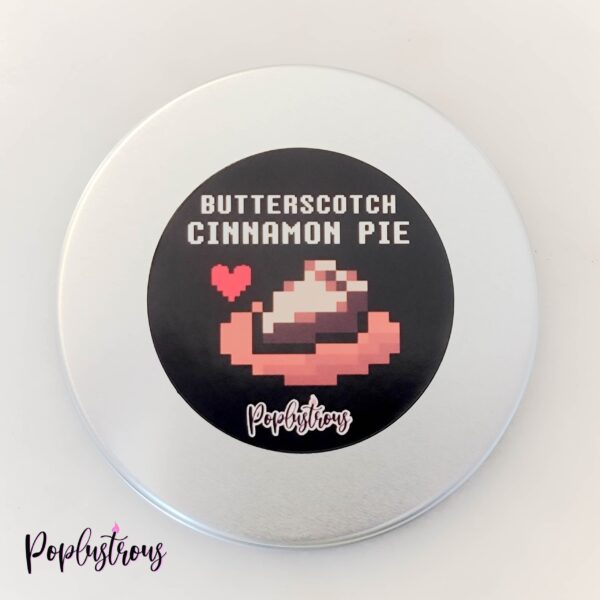 BUTTERSCOTCH CINNAMON PIE: Scented Wood Wick Soy Candle