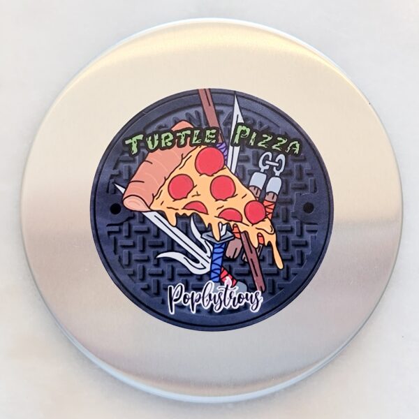 TURTLE PIZZA: Pizza Scented Wood Wick Soy Candle
