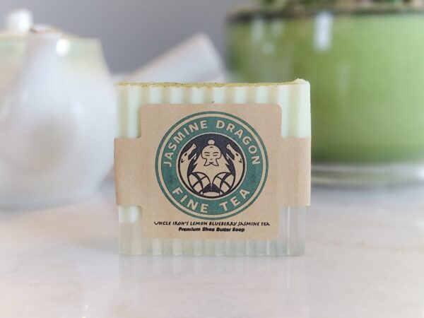 DRAGON TEA: Blueberry Lemon Jasmine Tea Shea Butter Soap Bar