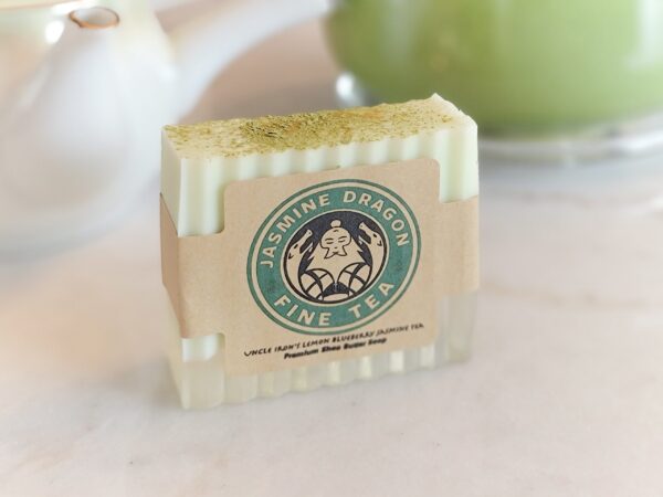 DRAGON TEA: Blueberry Lemon Jasmine Tea Shea Butter Soap Bar