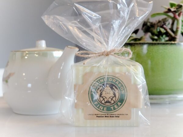 DRAGON TEA: Blueberry Lemon Jasmine Tea Shea Butter Soap Bar