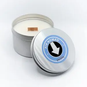 AIR NOMAD | Nag Champa Scented Wood Wick Soy Candle
