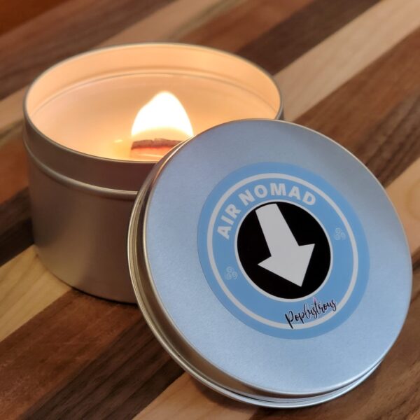 AIR NOMAD | Nag Champa Scented Wood Wick Soy Candle