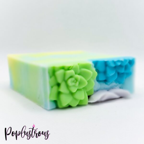 BAJA OASIS: Moon Dust and Lotus Scented Hand Crafted Shea Butter Soap Bar