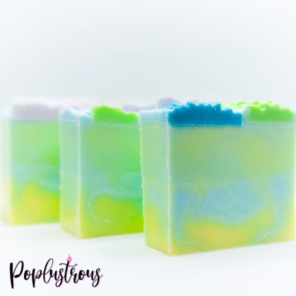 BAJA OASIS: Moon Dust and Lotus Scented Hand Crafted Shea Butter Soap Bar