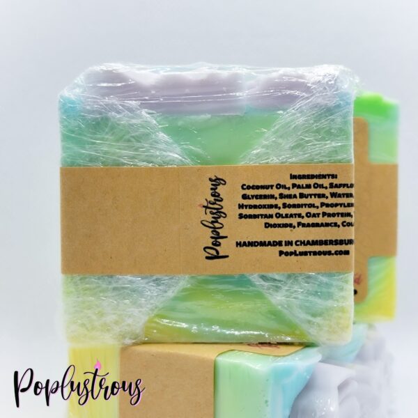 BAJA OASIS: Moon Dust and Lotus Scented Hand Crafted Shea Butter Soap Bar