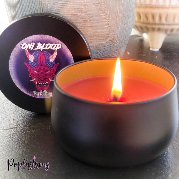 ONI BLOOD: Noir Series- Dragon's Blood Scented Soy Candle