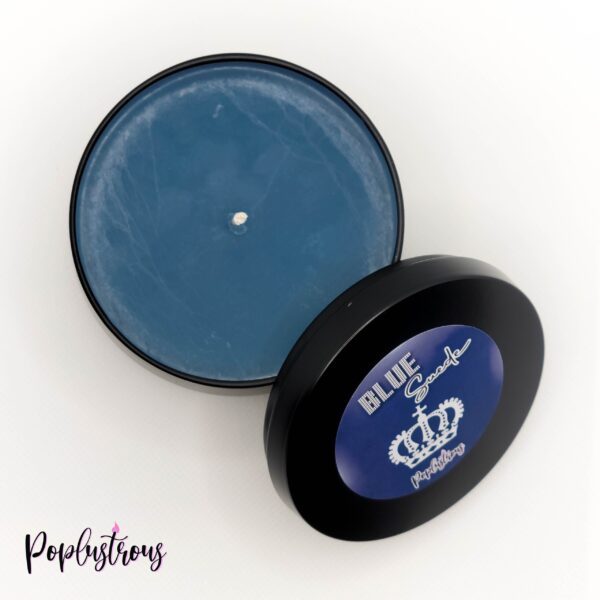 BLUE SUEDE: Noir Series- Leather & Jasmine Scented Soy Candle