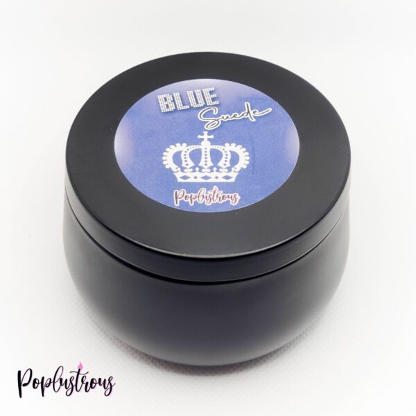 BLUE SUEDE: Noir Series- Leather & Jasmine Scented Soy Candle