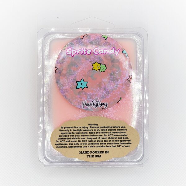 SPRITE CANDY: Strawberry Vanilla Scented Shimmering Soy Wax Melts